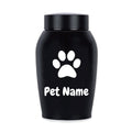 Personalized Pet Urn for Ashes – Stainless Steel Dog & Cat Cremation Urn with Thread-Top Design, Custom Memorial Keepsake for Beloved Pets