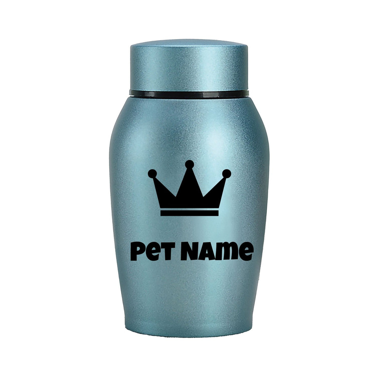Personalized Pet Urn for Ashes – Stainless Steel Dog & Cat Cremation Urn with Thread-Top Design, Custom Memorial Keepsake for Beloved Pets