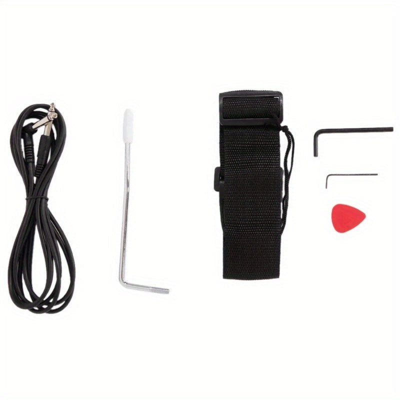 Beginner Electric Guitar Burning Fire Style, HSH Pickup 24-Fret Basswood Body Maple Neck Rosewood Fingerboard, Full Starter Kit with Bag Strap Pick Whammy Bar Cable & Tools, Right-Handed 6-String