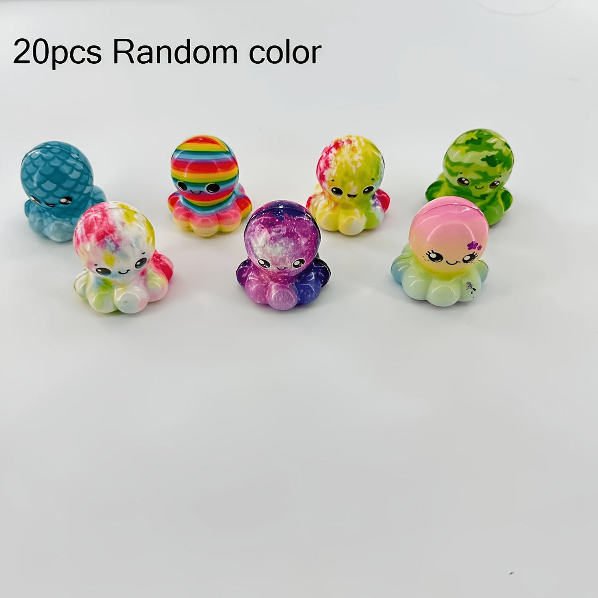 Cute Octopus Squishy Toys Soft Slow Rising Fidget Sensory Squeeze Stress Relief Balls for Kids Adults Classroom Prizes Party Favors Birthday Gifts Holiday Stocking Stuffers Random Colors 10 20 30 Pack