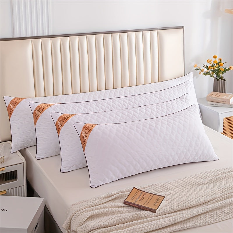 Premium Soft Quilted Long Body Pillow Insert – Slow Rebound Neck Support Comfortable Sleep for Bedroom Hotel Home Single & Double in Multiple Sizes