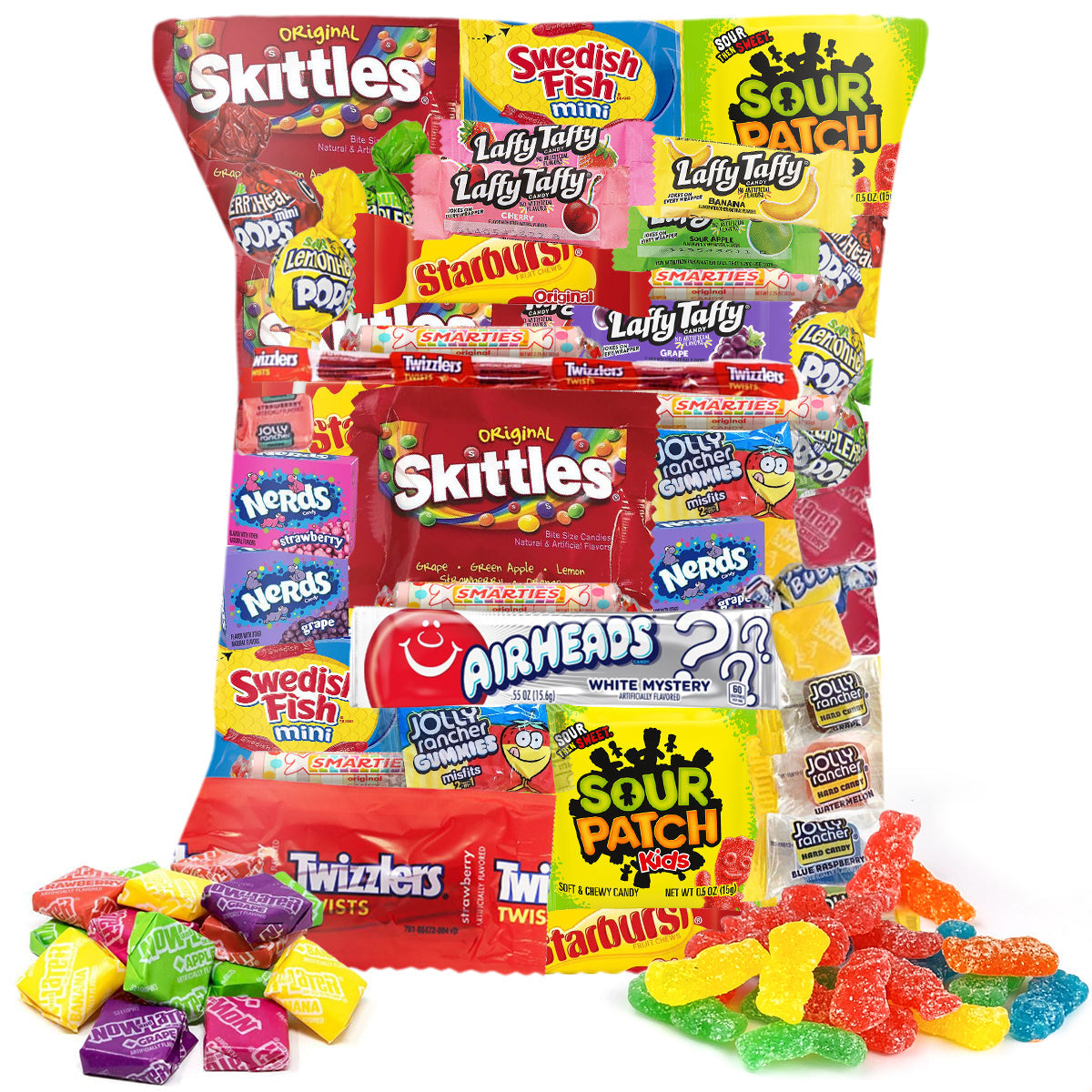 Assorted Bulk Candy Individually Wrapped Variety Pack – Mixed Candy Assortment for Parties, Pinatas, Goodie Bags, Halloween, Birthday & Office Treat Bowls