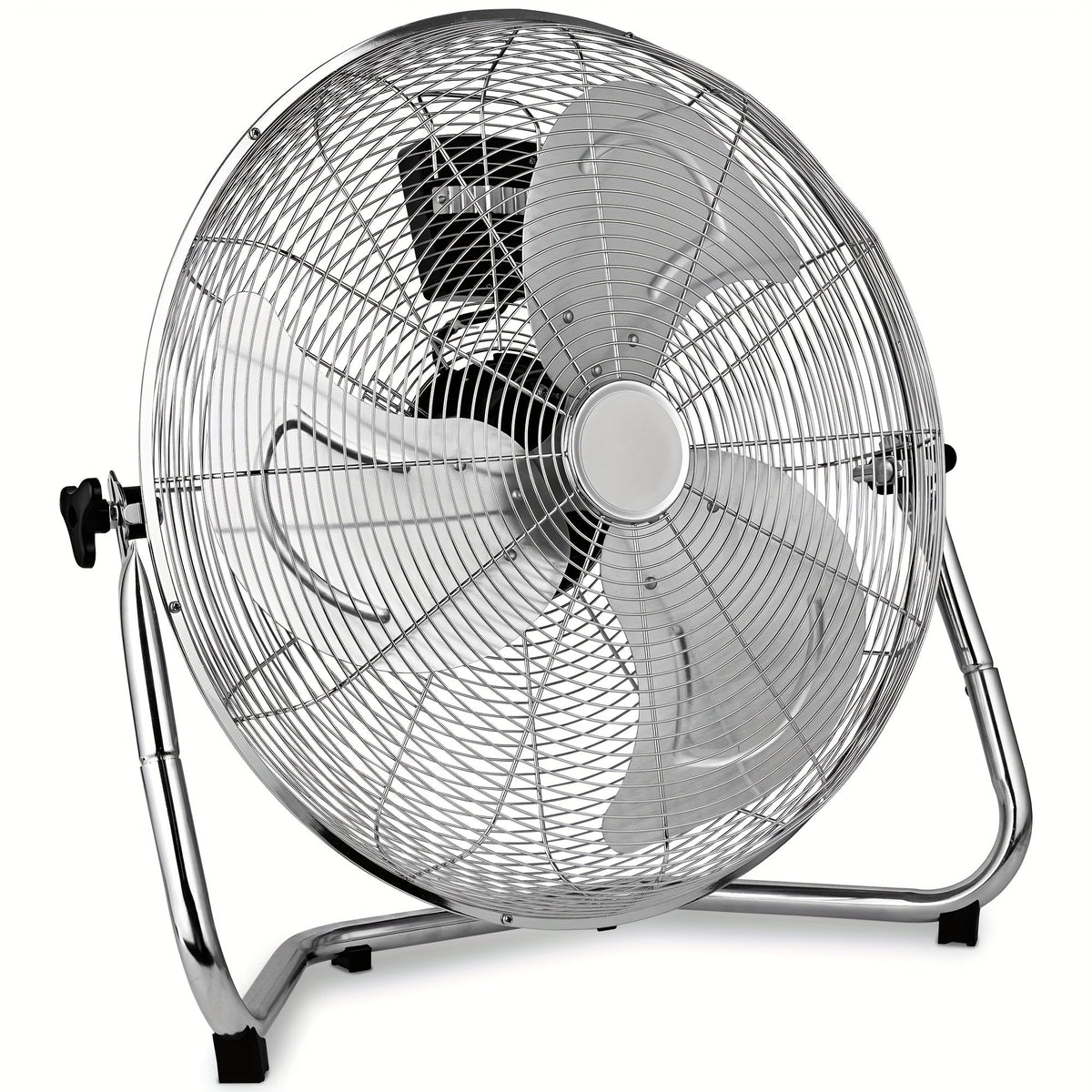 14" High Velocity Industrial Floor Fan - 3-Speed, Heavy Duty, Adjustable Tilt & Metal Blades - Garage, Factory, Warehouse, Workshop & Commercial Use