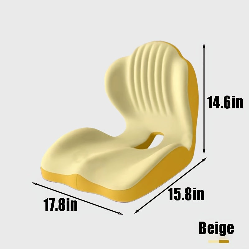 Lumbar Support Cushion for Office Chair & Car Seat – Memory Foam Lower Back and Hip Support Pillow, Ergonomic Breathable Design for Prolonged Sitting, Driving, Work from Home, Multiple Colors