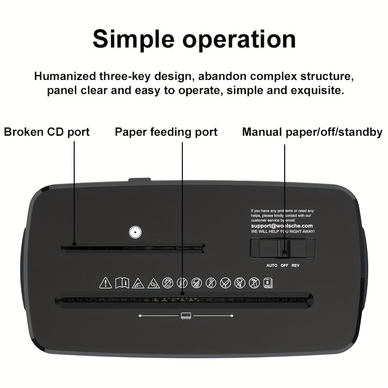 Ultra-Quiet 10-Sheet Paper Shredder - P-4 Cross-Cut Security, 3.43 Gal Bin, Shreds CDs, Staples & Cards - Compact Home Office Shredder - Black