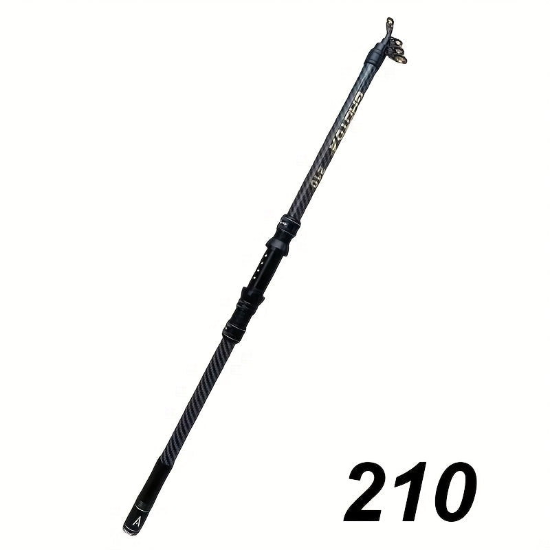 Super Hard Carbon Fiber Surf Casting Fishing Rod – Anti-Slip Grip & Metal Ground Insert for Sea Rock Fishing & Long-Distance Casting in 6.89ft to 11.81ft Lengths