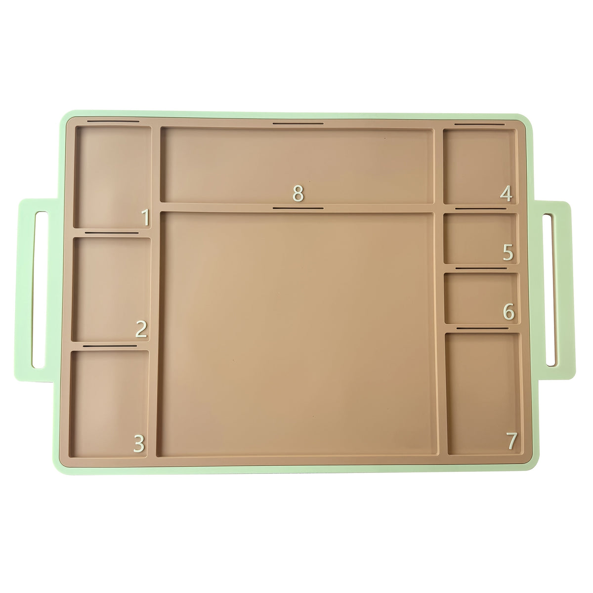Building Brick Sorting Tray with Numbered Compartments Organizer for LEGO Bricks Sort Label Store Faster Smarter Build Multiple Colors Available