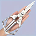 Heavy Duty Stainless Steel Kitchen Scissors Multi-Functional Chicken Bone Meat Scissors for Home Restaurant Garden Horticulture Outdoor Stainless Steel