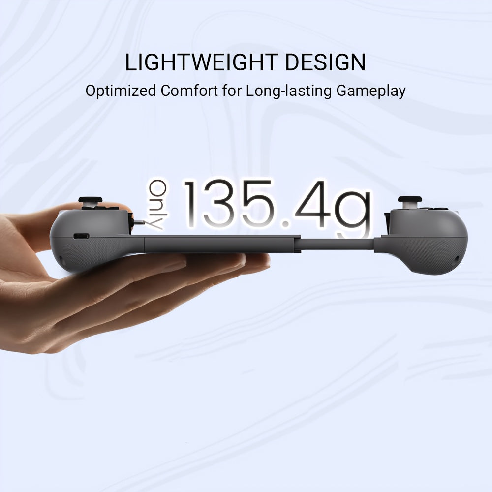 GameSir X5 Lite Mobile Game Controller Hall Effect Sticks 135g Ultra-Light Turbo Pass-Through Charging Type-C for iOS iPhone Android FPS MOBA Grey