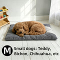 Warm Plush Dog Bed for Winter - Soft Thickened Pet Mat Kennel with Cozy Filling, Available in 3 Sizes for Small Medium Large Dogs & Cats, Indoor Pet House Sleeping Pad All-Season Comfort