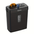 Ultra-Quiet 10-Sheet Paper Shredder - P-4 Cross-Cut Security, 3.43 Gal Bin, Shreds CDs, Staples & Cards - Compact Home Office Shredder - Black
