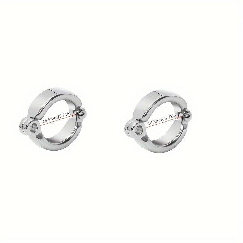 Bird Leg Rings Alloy Identification Bands 2pcs - Adjustable Open Foot Rings for Parrots, Cockatiels, Budgies, Lovebirds & Pigeons - 7 Sizes (5.5mm to 14.5mm) Pet Bird ID Rings