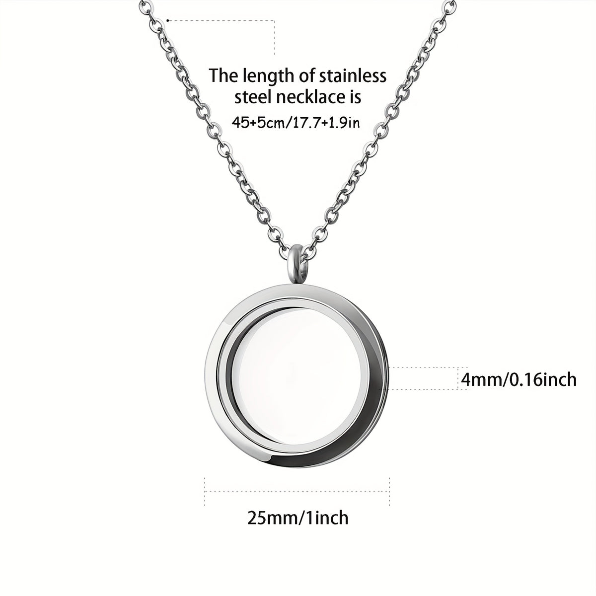 Custom Pet Fur Keepsake Necklace with Photo - Personalized Dog & Cat Hair or Teeth Memorial Storage Pendant, Unique Pet Loss Gift & Personalized Pet Jewelry (Silver, Rose Gold, or Black)