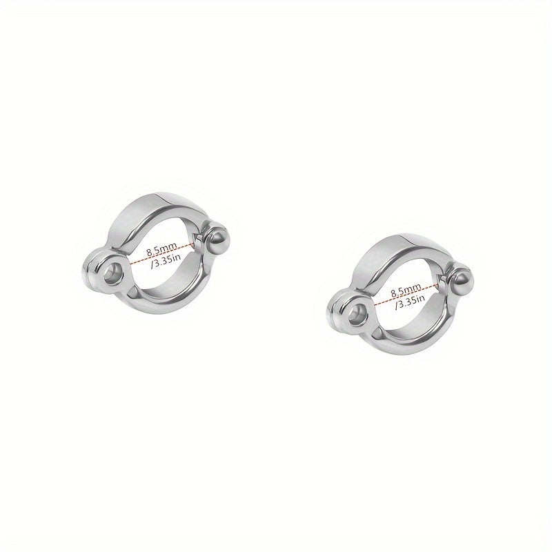 Bird Leg Rings Alloy Identification Bands 2pcs - Adjustable Open Foot Rings for Parrots, Cockatiels, Budgies, Lovebirds & Pigeons - 7 Sizes (5.5mm to 14.5mm) Pet Bird ID Rings