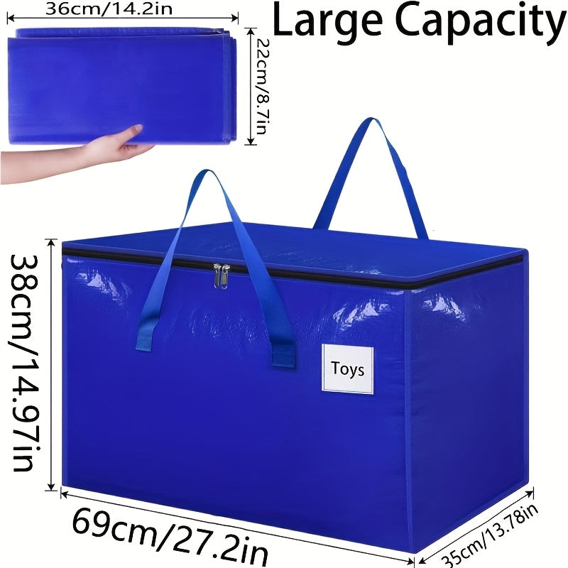 8-Pack Extra Large Moving Bags with Lids 50 Lb Capacity Heavy Duty Storage Totes Strong Handles and Zippers for Moving Clothes Blankets Seasonal Storage Transparent